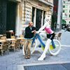 в Париже - коровы, в ламате - лошади, а в Брюсселе - велосип