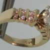 14K yellow gold .30ct marquise diamond engagement ring