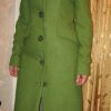 пальто зеленое
