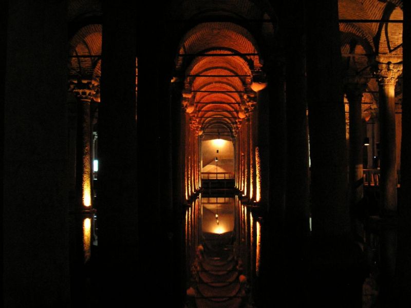 Римская Cisterna. Стамбул