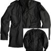 ALPHA INDUSTRIES M-65 COAT AND LINER BLACK JACKET L M65