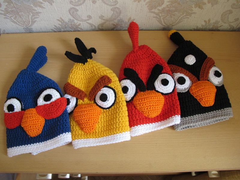 шапки Angry Birds