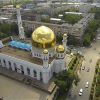Верхний ракурс на центральную мечеть г. Алматы.