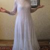 Платье вязаное мохеровое