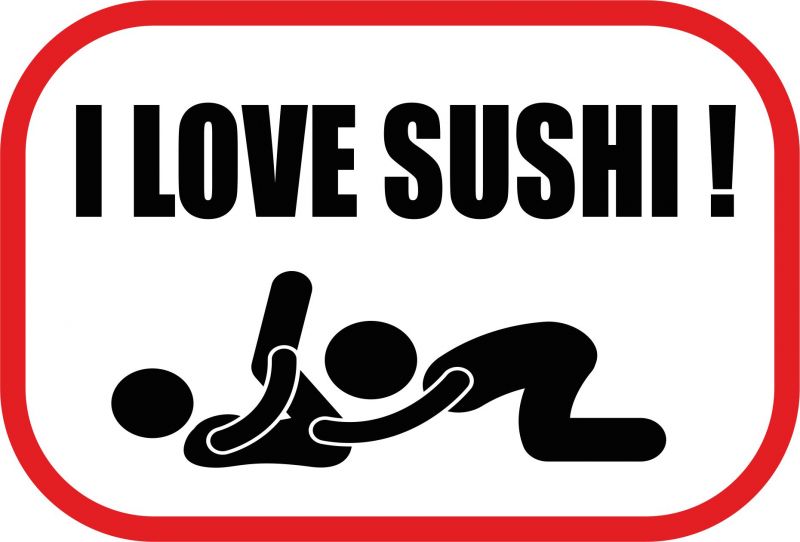 I love sushi sticker 5115 P