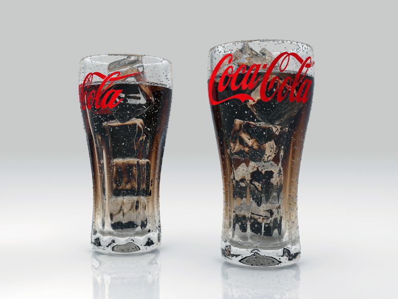 coke Ice glass render0000