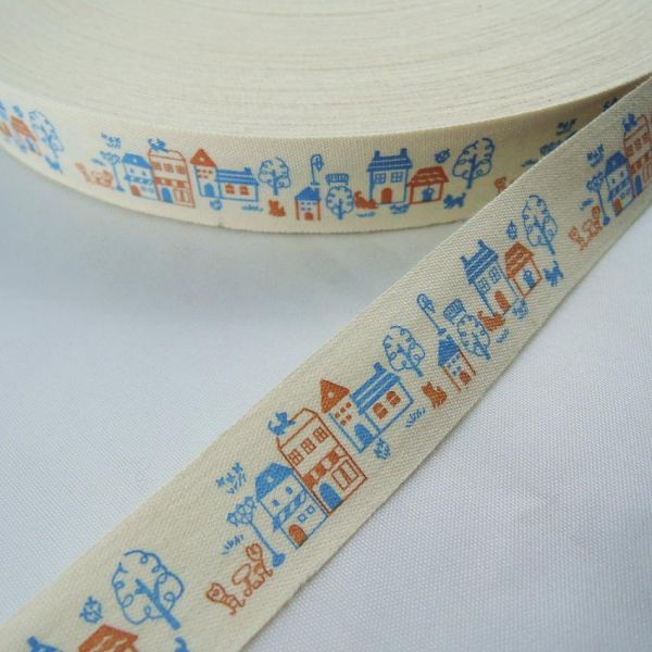 6 8 20mm 5Yards 100 Cotton Ribbon House Printed Ribbon DIY Handmade Tapes Gift Package Garment