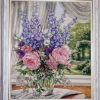 Peonies And Delphiniums (Dimensions)