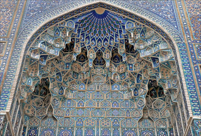 1280px Détail Du portail Du Gour Emir (Samarcande, Ouzbékistan) (5638160834)