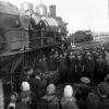 Foto 3 22 1951 Митинг в железнодорожном депо Алма Ата   1, посвященный выпуску нового займа