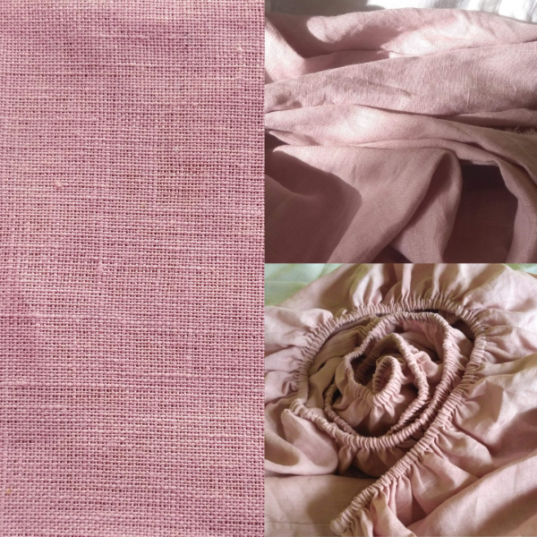 Лен пыльный розовый