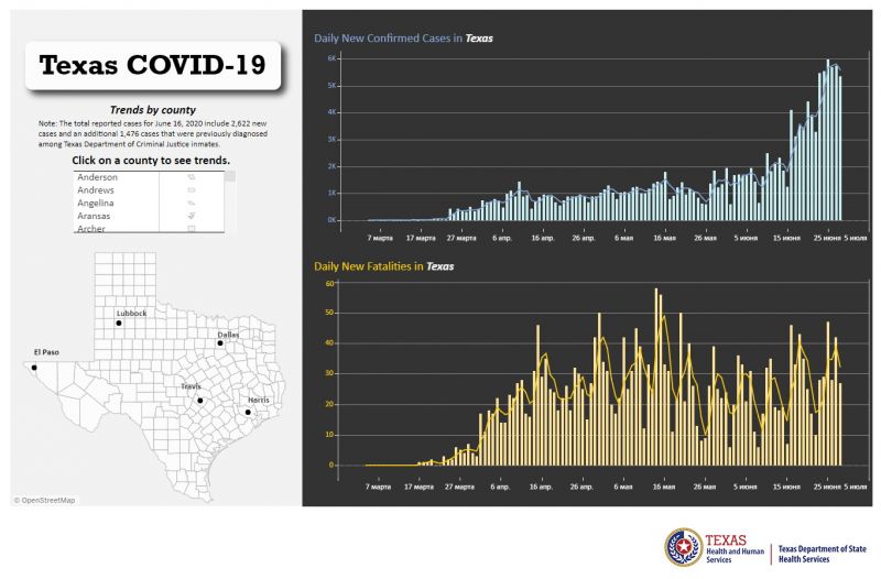 Texas COVID-19 Case