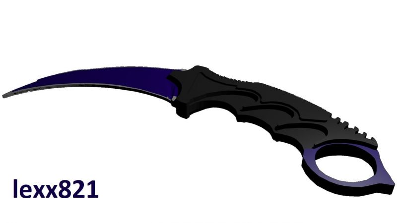 3D модель ножа