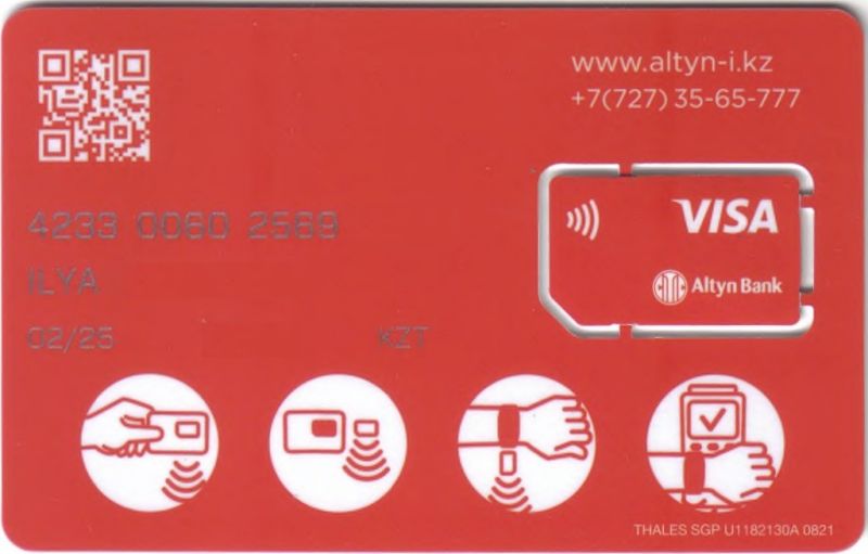 Altyn Visa Micro Tag