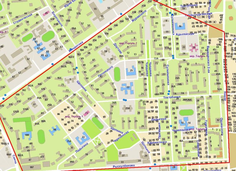 Карта микроучастков школ алматы