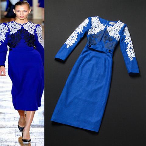 Free-Shipping-Runway-Catwalk-Autumn-Winter-Dresses-Women-s-Stunning-Embroidery-Long-Sleeve-Blue-Woolen-Dress.jpg