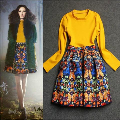 HIGH-Quality-New-Fashion-2014-Autumn-Winter-Dress-Women-s-Long-Sleeve-Butterfly-print-Patchwork-Designer.jpg