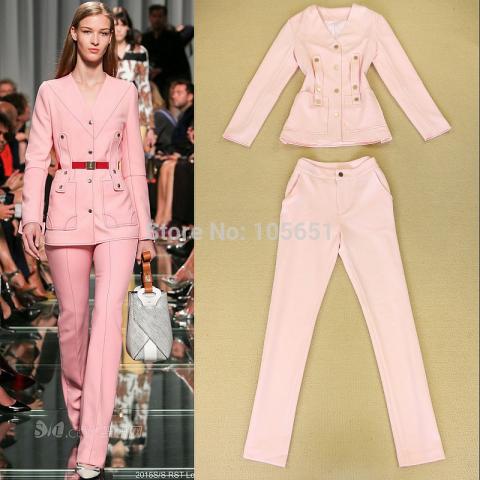 HIGH-QUALITY-2014-Fashion-Runway-Suit-Set-Women-s-Elegant-Pink-Autumn-Winter-Career-Pants-Set.jpg