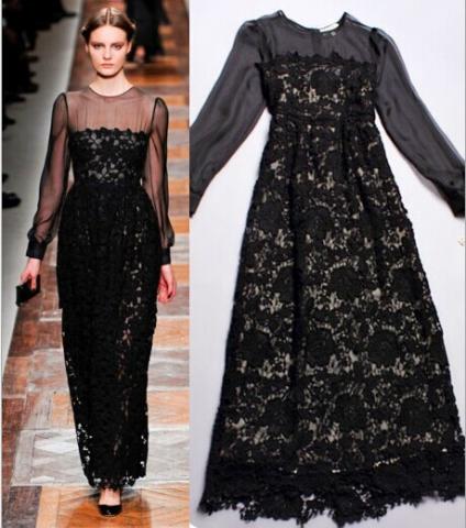 HIGH-QUALITY-New-Fashion-2015-Designer-Runway-Maxi-Dress-Women-s-Long-Sleeve-Perspective-Gauze-Black.jpg