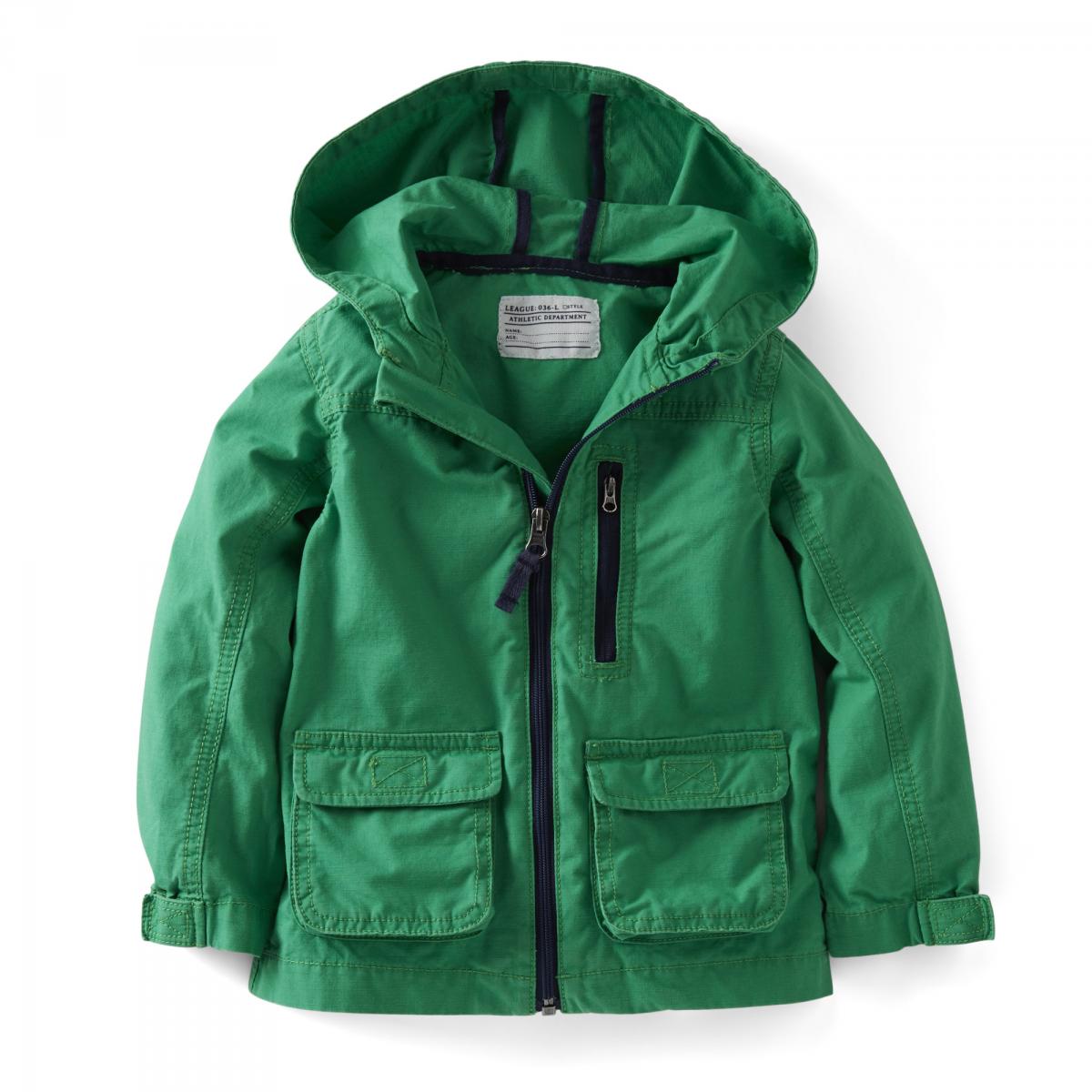 Детские зеленые куртки