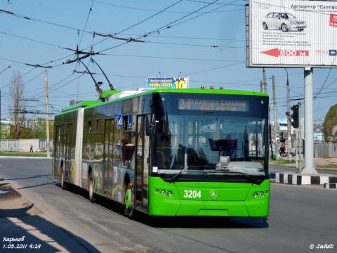 Харьков, ЛАЗ E301D1 № 3204.jpg