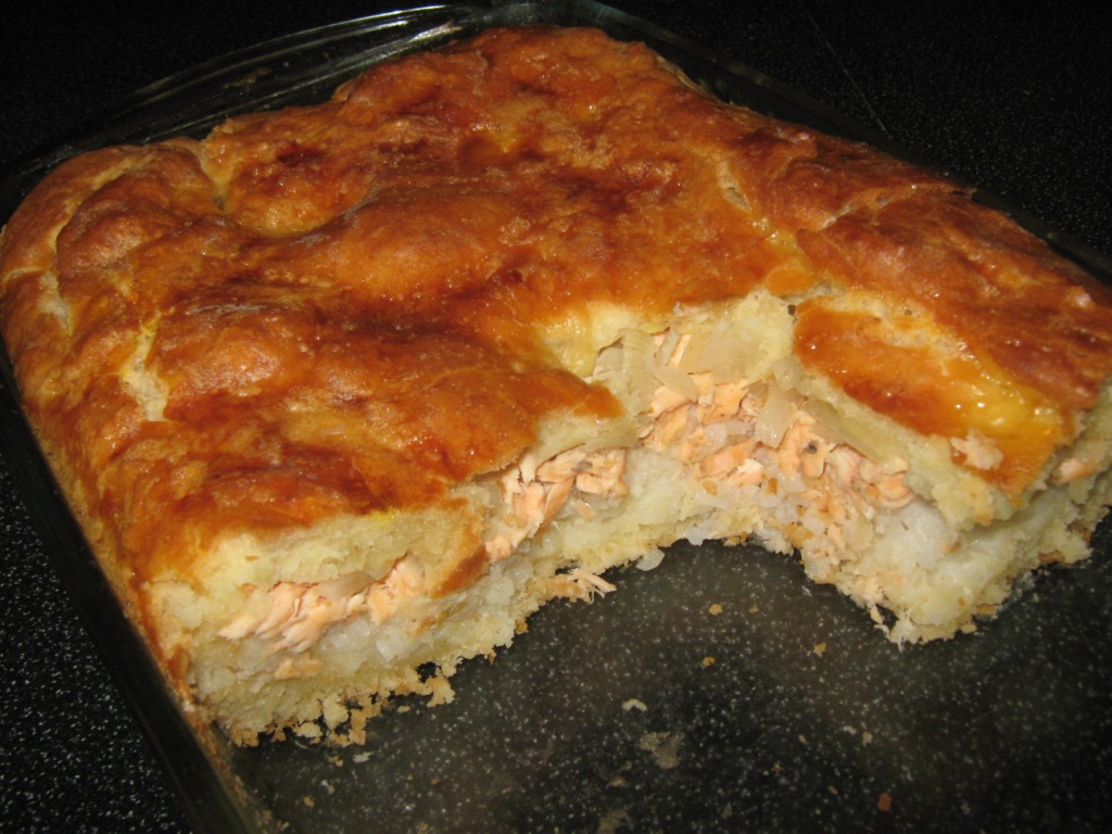 Рецепт рыбного пирога пошагово