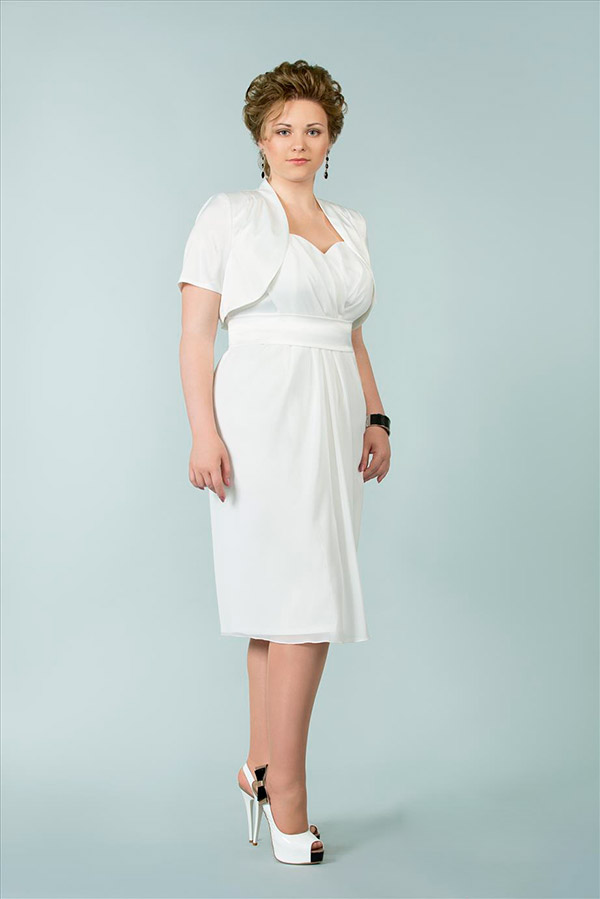 Белые платья 52 размера