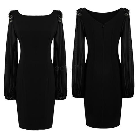 2014-New-Arrival-Women-s-Fashion-Black-Bodycon-Chiffon-Dress-Long-Sleeves-Tunic-Slim-Evening-Cocktail (2).jpg