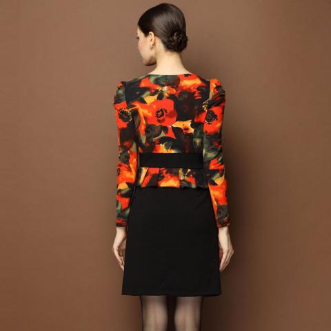 2014-autumn-winter-elegance-women-print-patchwork-long-sleeve-false-two-pieces-one-piece-dress-S.jpg